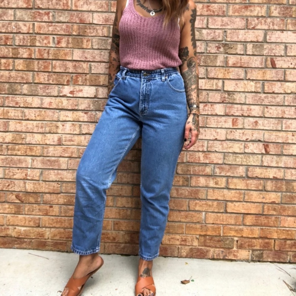L.L. Bean Blue Straight Leg Jeans